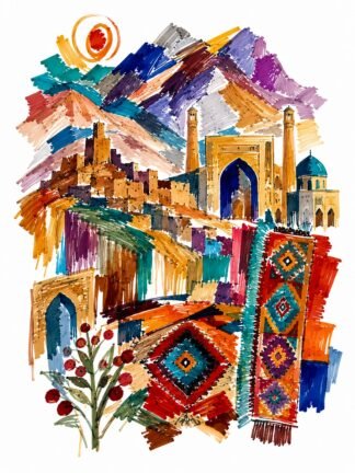 Original Afghanistan Drawing