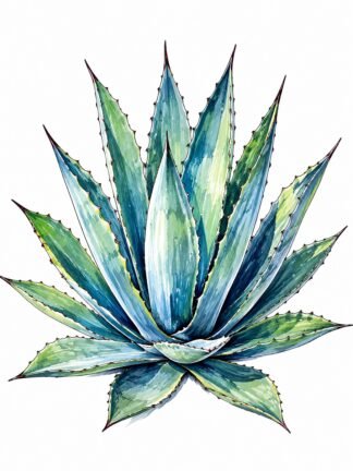 Original Agave Drawing