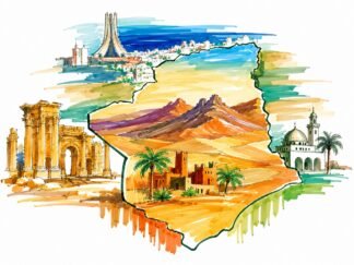 Original Algeria Drawing