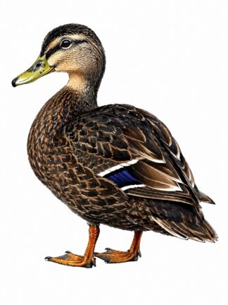 Original American Black Duck Drawing