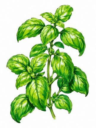 Original Basil Drawing