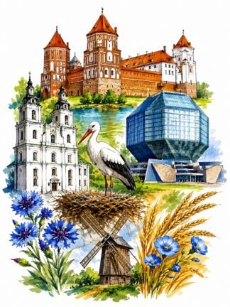 Original Belarus Drawing