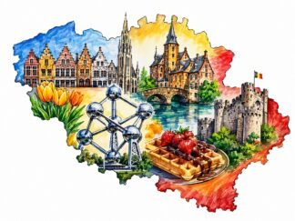Original Belgium Drawing