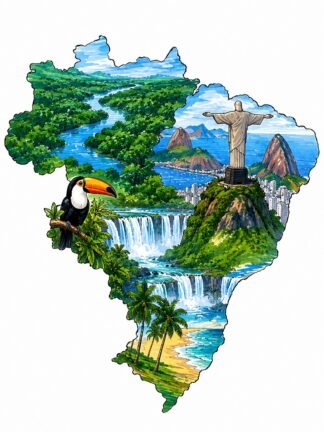 Original Brazil Drawing