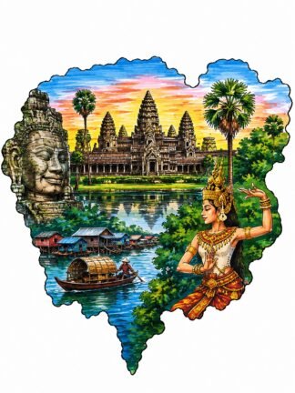 Original Cambodia Drawing