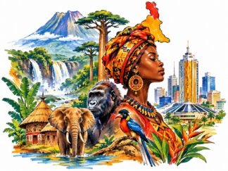 Original Cameroon Drawing