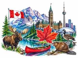 Original Canada Drawing