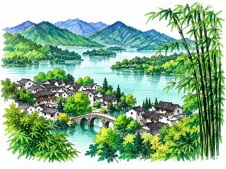 Original Changxing China Drawing