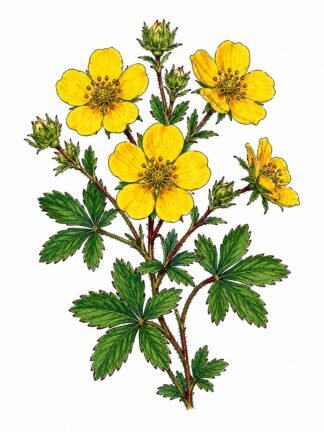 Original Cinquefoil Drawing