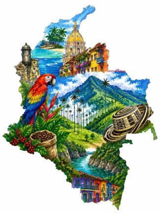 Original Colombia Drawing