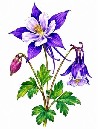 Original Columbine Drawing
