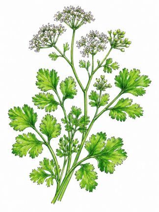 Original Coriander Drawing