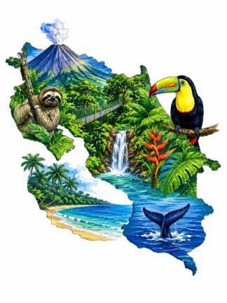 Original Costa Rica Drawing