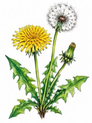 Original Dandelion Drawing