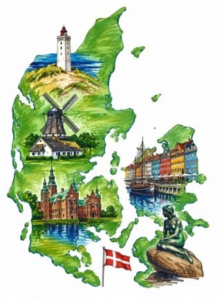Original Denmark Drawing