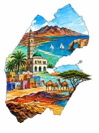 Original Djibouti Drawing
