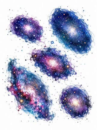 Original Dwarf Galaxies Drawing
