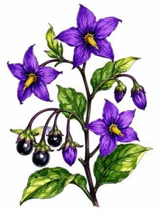 Original Enchanters Nightshade Drawing