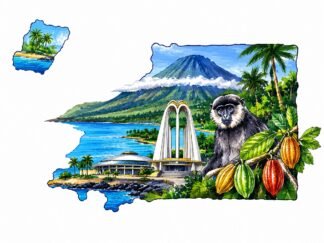 Original Equatorial Guinea Drawing