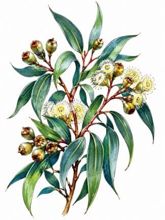 Original Eucalyptus Drawing