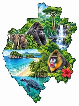 Original Gabon Drawing