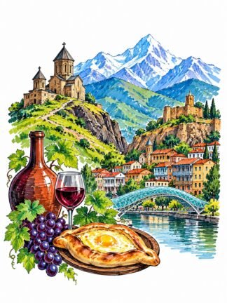 Original Georgia Drawing