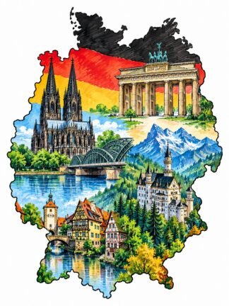 Original Germany Drawing